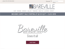Tablet Screenshot of barevillefurniture.com